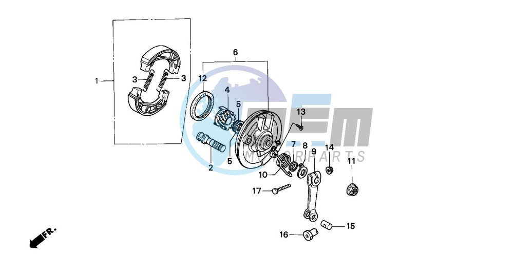 FRONT BRAKE PANEL