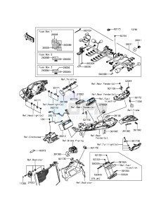 NINJA_ZX-6R_ABS ZX636FDF FR GB XX (EU ME A(FRICA) drawing Chassis Electrical Equipment