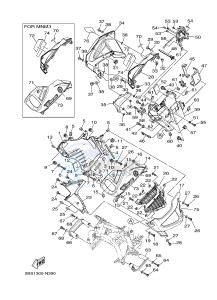 XT1200Z (2BS1 2BS2) drawing COWLING