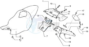 DNA 180 drawing Saddle - Tail