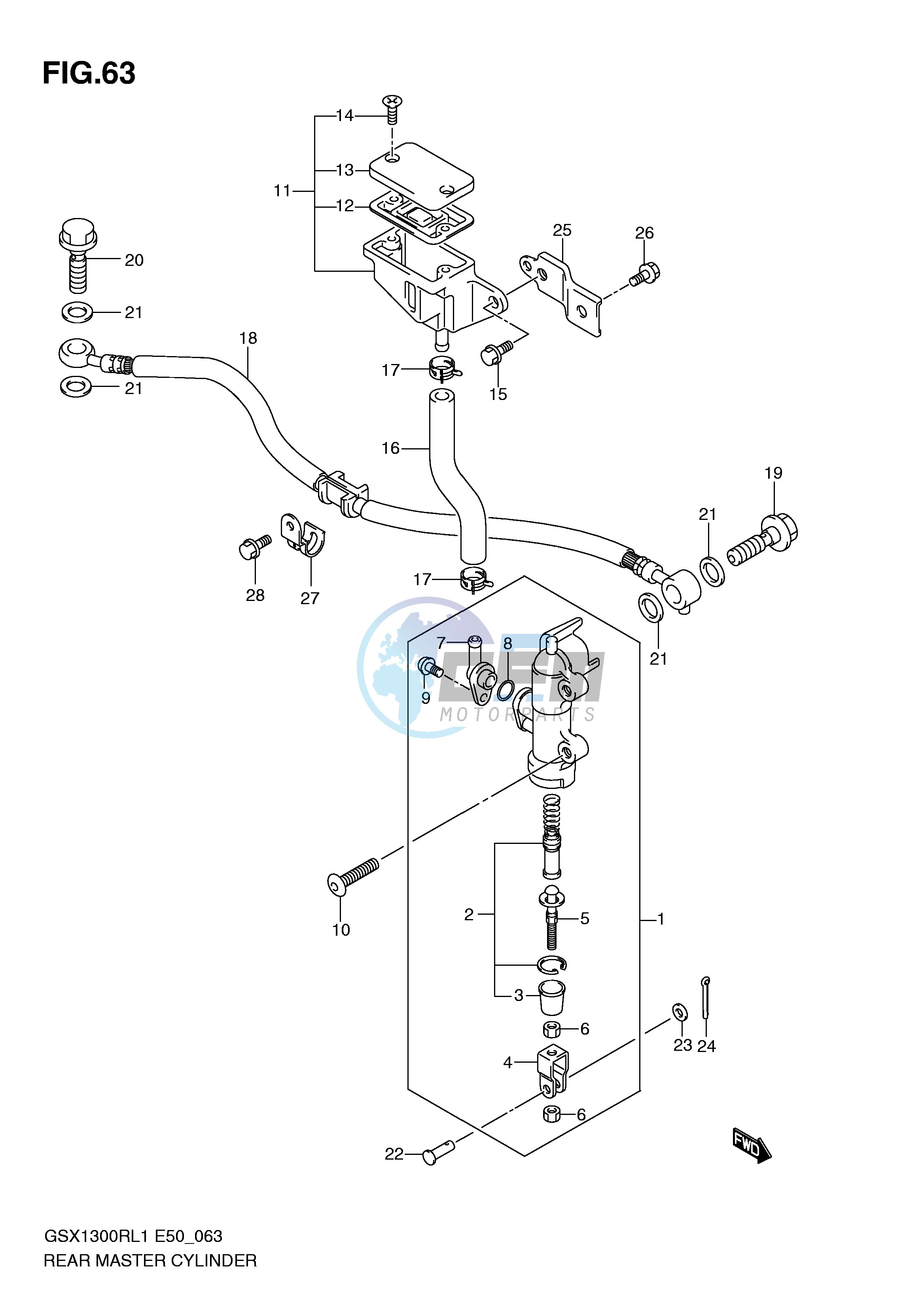 REAR MASTER CYLINDER