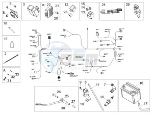 SX 50 E4 (EMEA) drawing Central electrical system