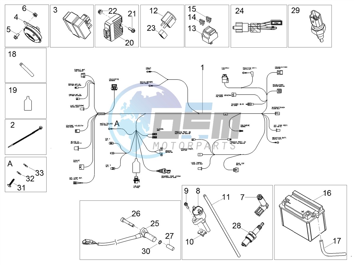 Central electrical system