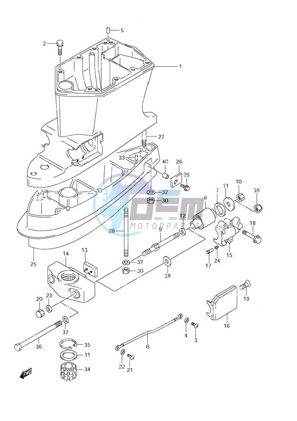 Driveshaft Housing