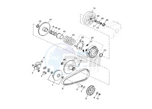 YP R X-MAX 125 drawing CLUTCH