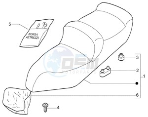 X8 200 drawing Saddle - Tools Kit