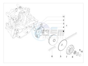 LX 50 4T-4V Touring drawing Driving pulley