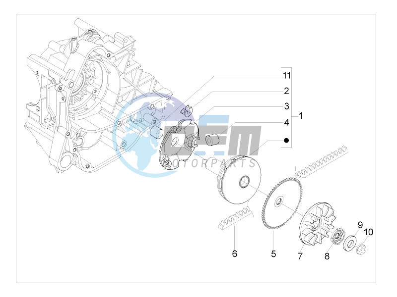 Driving pulley