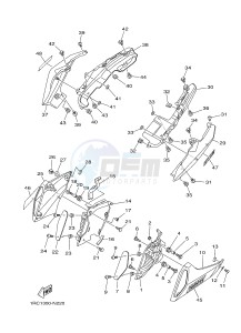 MT09 900 (1RCD 1RCE) drawing SIDE COVER