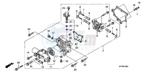 TRX420FAC drawing MAIN VALVE BODY