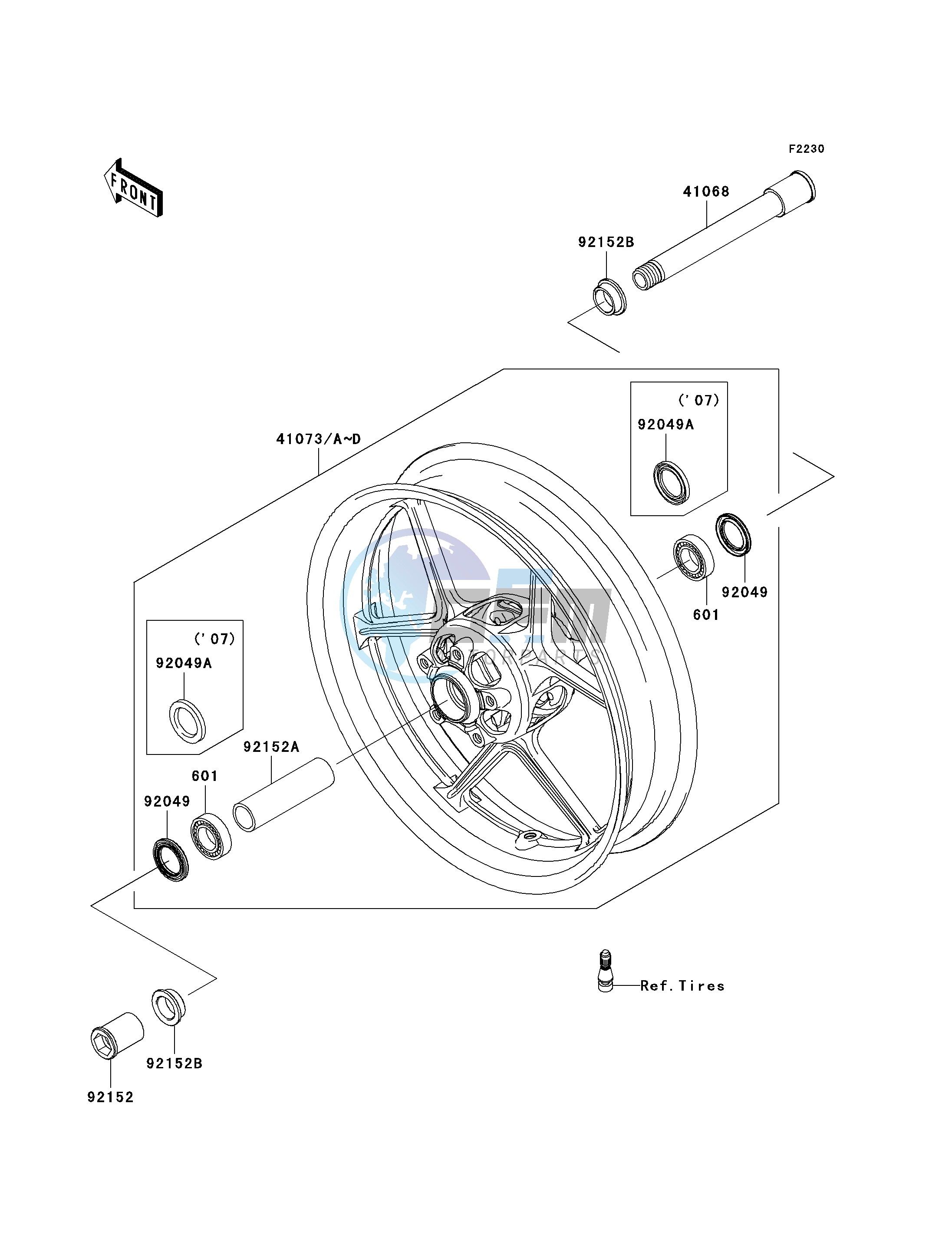 FRONT WHEEL