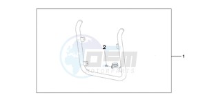 VT750CA9 Europe Direct - (ED / MME) drawing CHROME RADIATOR