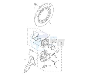 XJR 1300 drawing REAR BRAKE CALIPER