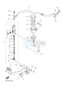 FZ8-N FZ8 (NAKED) 800 (2SH5) drawing REAR MASTER CYLINDER