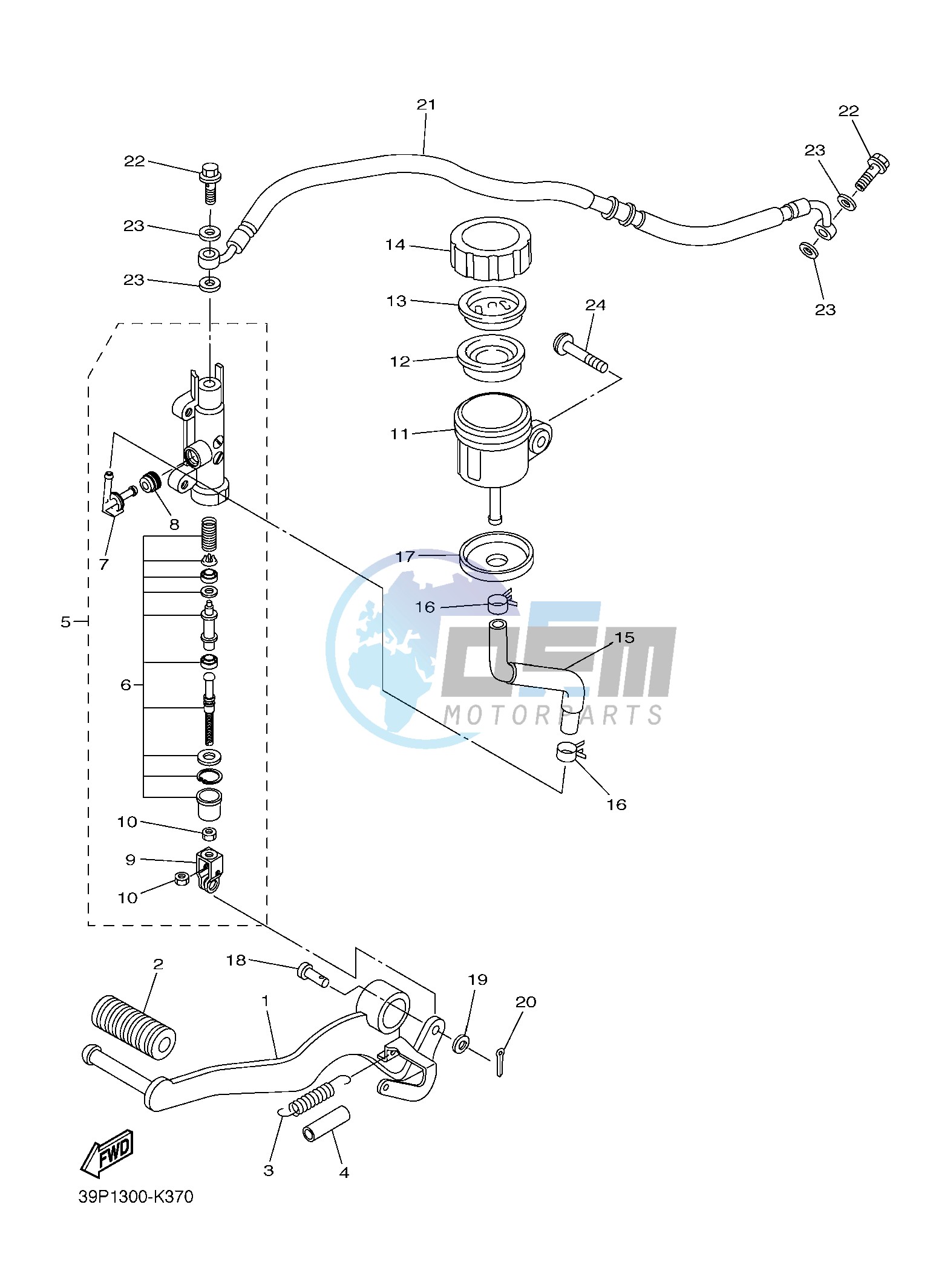 REAR MASTER CYLINDER