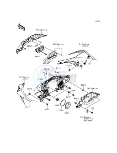 NINJA ZX-10R ZX1000JFFA FR XX (EU ME A(FRICA) drawing Headlight(s)