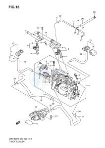 VZR1800 (E3-E28) INTRUDER drawing THROTTLE BODY