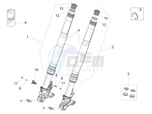 RSV4 1100 RACING FACTORY E4 ABS (EMEA-GSO) drawing Front fork Ohlins