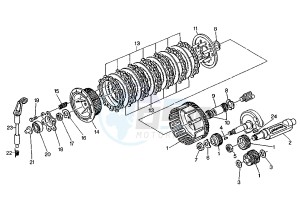 SUPERCITY 125 drawing CLUTCH