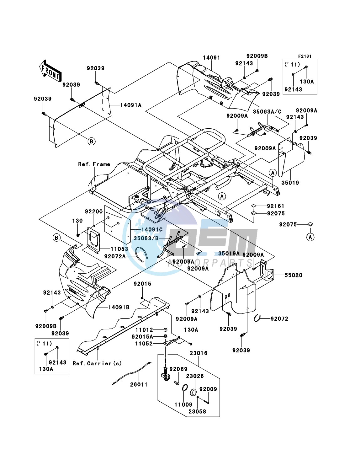 Frame Fittings(Rear)