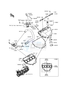 NINJA H2 / NINJA H2 CARBON ZX1000XHF XX (EU ME A(FRICA) drawing Air Chamber