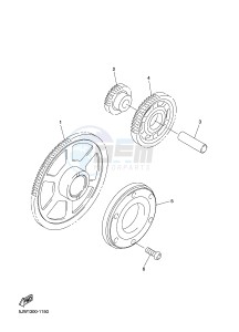 FJR1300AE FJR1300-AE FJR1300-AE (B96B B9A1) drawing STARTER