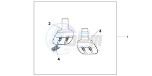 VT750C9 Europe Direct - (ED / MK) drawing THROW OVER BAGS