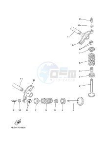 TT-R125 TT-R125LWE (19CT 19CU) drawing VALVE