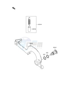 RM-Z250 (E28) drawing BRAKE PEDAL