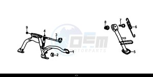 MASK 50 (XE05W1-IT) (L7-L9) drawing MAIN STAND KICK STARTER ARM / MASK 50 (XE05W1-IT) (L7-L9)