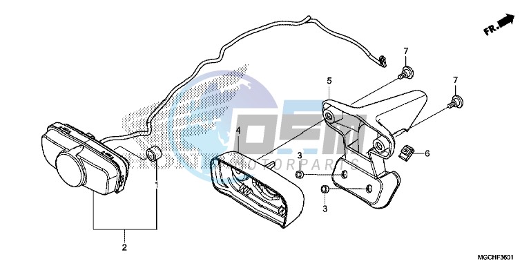 TAILLIGHT (CB1100CA/ CAD/ NA/ NAD)