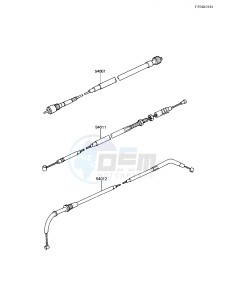 KZ 550 M [LTD SHAFT] (M1) [LTD SHAFT] drawing CABLES