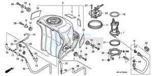 CBR1000RR9 Australia - (U / MK) drawing FUEL TANK/FUEL PUMP