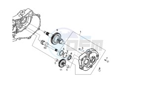 BOULEVARD - 50 CC 2T drawing DRIVE SHAFT