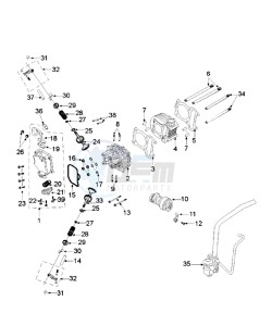 DJANGO 125 ALLURE drawing CYLINDER