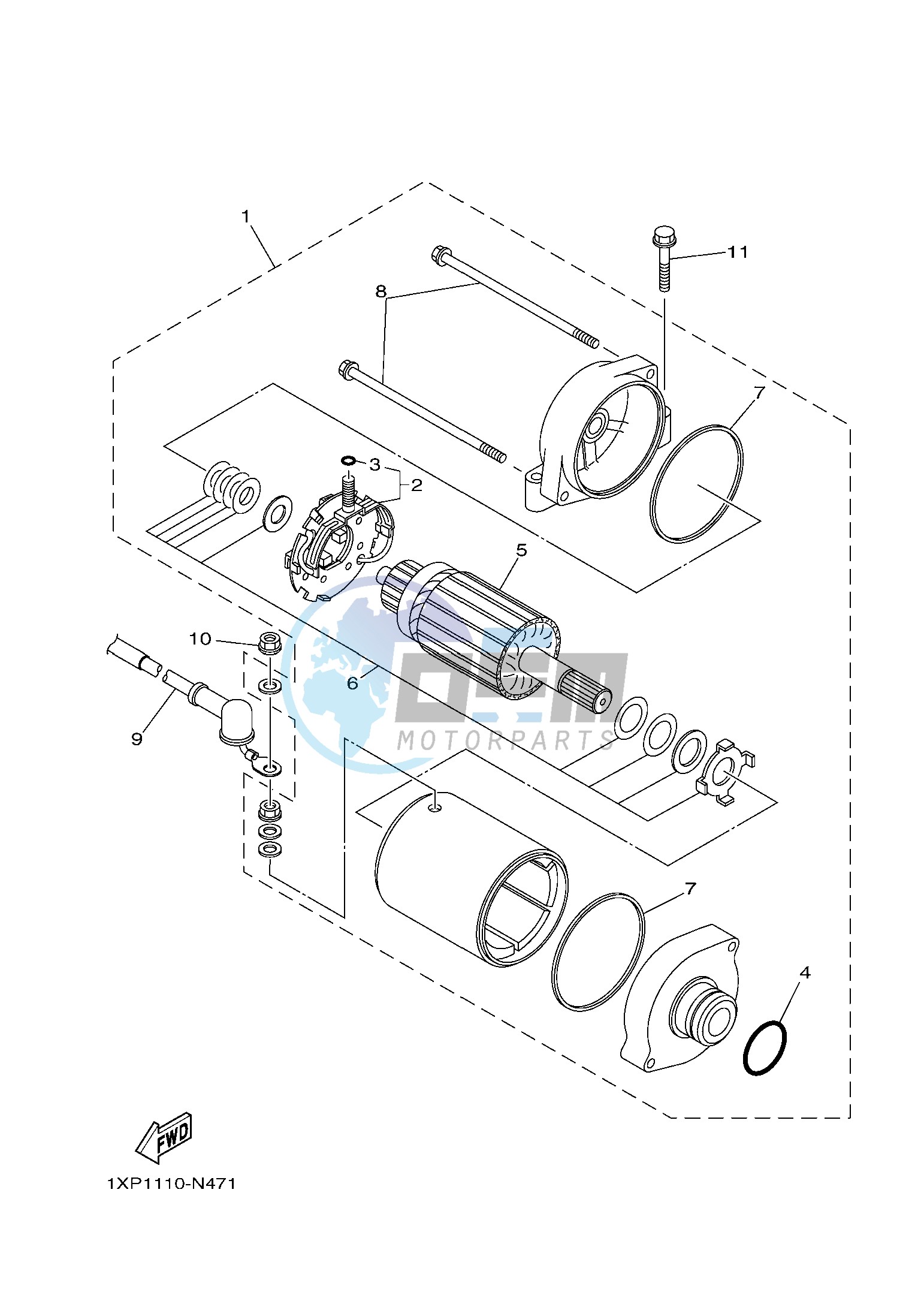 STARTING MOTOR