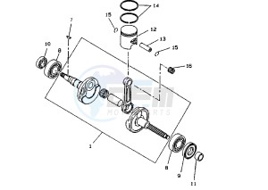 BW'S BUMP 50 drawing CRANKSHAFT PISTON