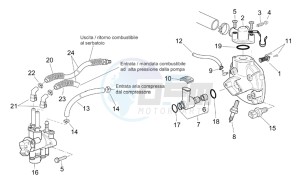 SR 50 IE-Carburatore 50 drawing Injection unit