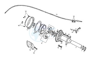 DFW QUAD - 50 cc drawing REAR BRAKE