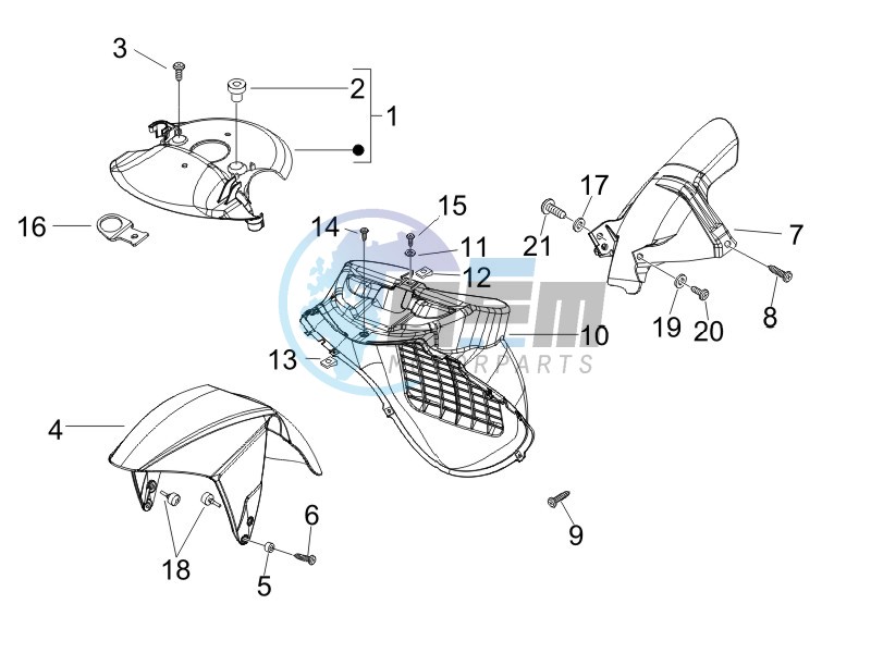 Wheel housing - Mudguard