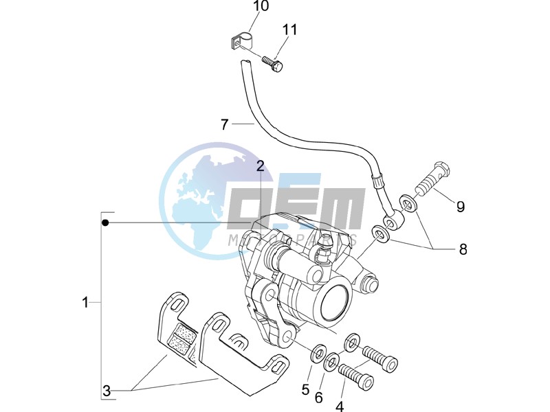 Brakes pipes - Calipers