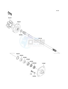 JT 1500 F [ULTRA 260LX] (F9F) F9F drawing DRIVE SHAFT