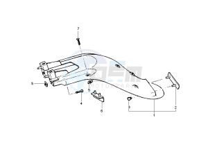 Liberty 50 drawing Rear fender