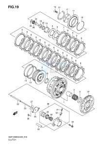 GSF1200 (E2) Bandit drawing CLUTCH