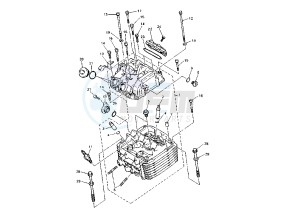 XTZ TENERE 660 drawing CYLINDER HEAD