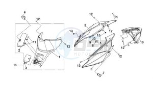 JET SPORT X R 50 drawing COWLING / TAIL LIGHT