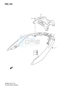 AN400 ABS BURGMAN EU-UK drawing PILLION RIDER HANDLE