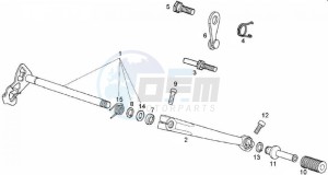 GPR - 50 cc VTHRF1A1A Euro 2 2T LC drawing Selector (Positions)