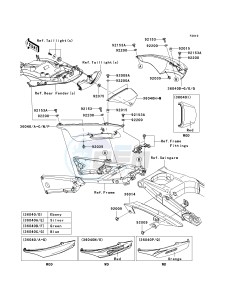 KRF 750 F [TERYX 750 4X4 NRA OUTDOORS] (F8F) C8FA drawing SIDE COVERS_CHAIN COVER