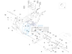 V9 Bobber 850 (EMEA) drawing Frame